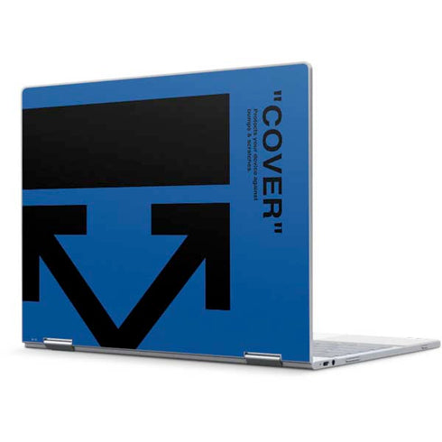 Black and Blue Arrows Pixelbook Skin